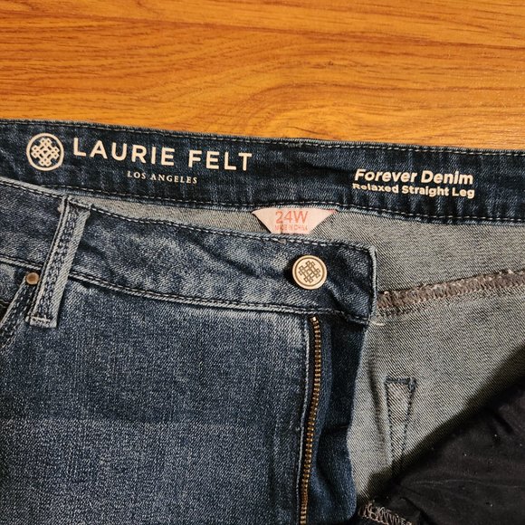 Laurie Felt Forever Denim Relaxed Straight Leg Jeans - Picture 2 of 13